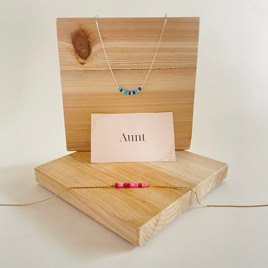 "Aunt" Morse Code Necklace