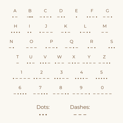 "Philippians 4:13" Dainty Morse Code Necklace