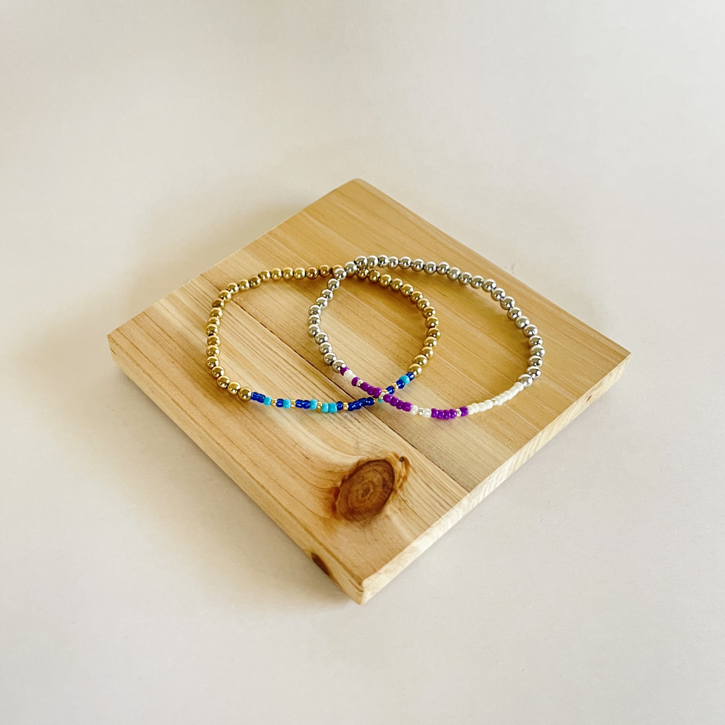 Custom Chunky Morse Code Bracelet