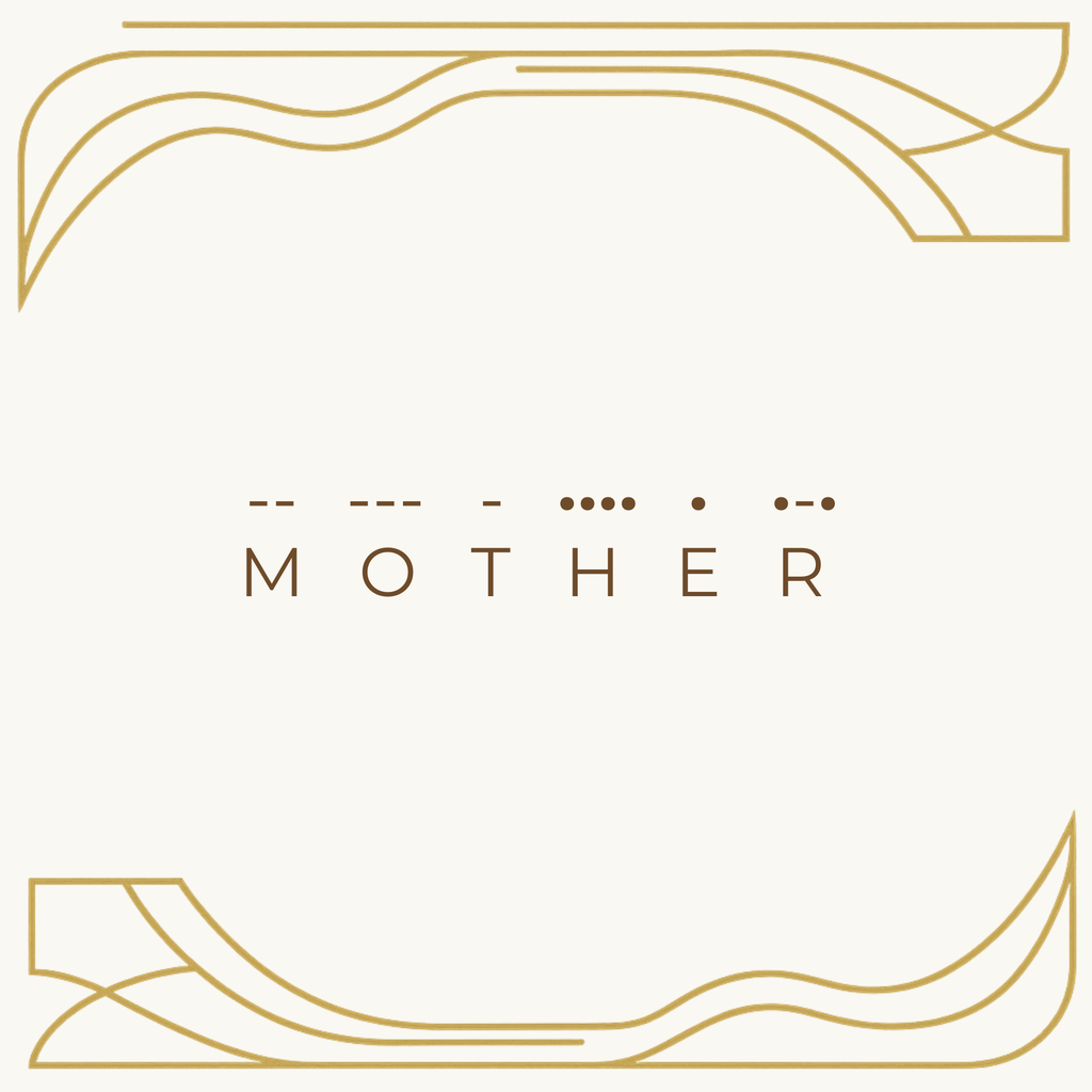 "Mother" Morse Code Necklace